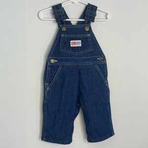 McKids McDonalds Denim Overalls Sears Vintage Baby Size 12M